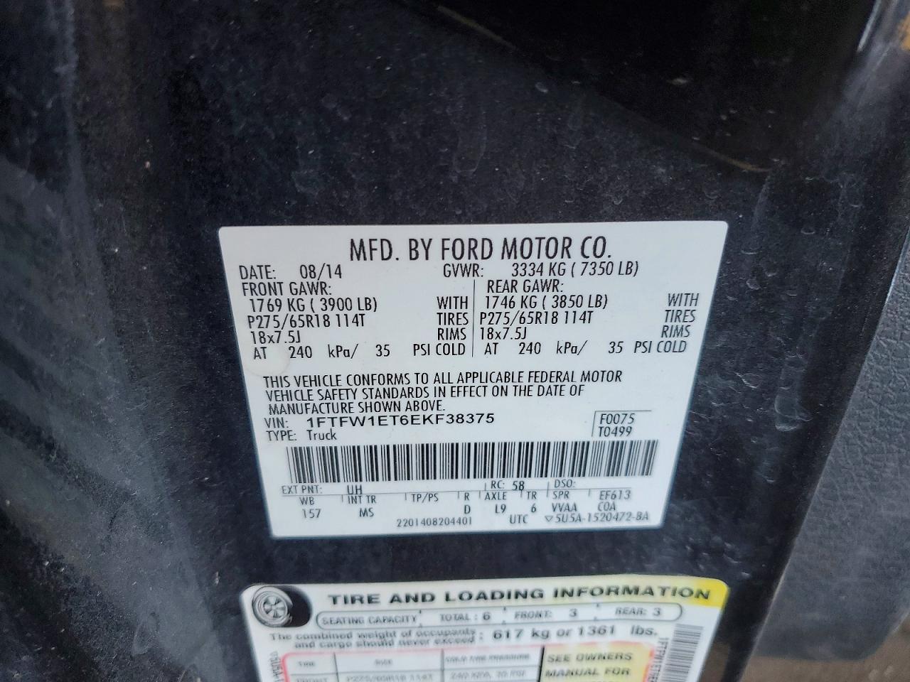 2014 FORD F150 photo 23