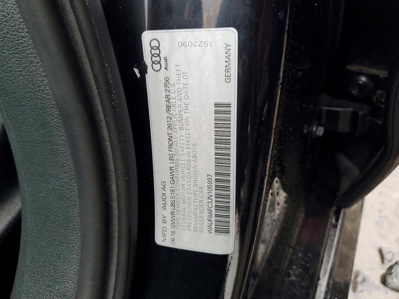 2018 AUDI A6 PREMIUM photo 12