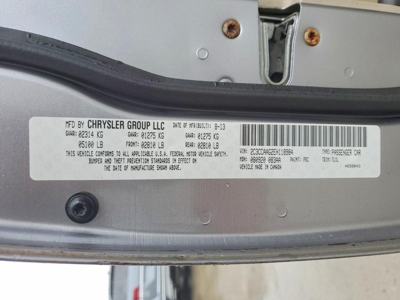 2014 CHRYSLER 300 photo 23
