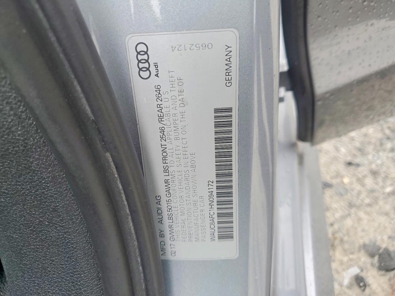 2017 AUDI A6 PREMIUM photo 12