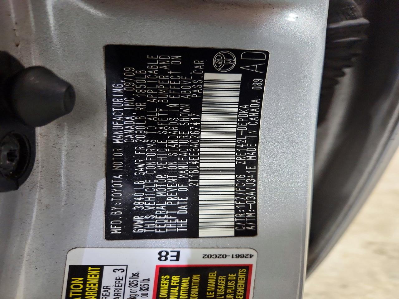 2010 TOYOTA COROLLA LE photo 13