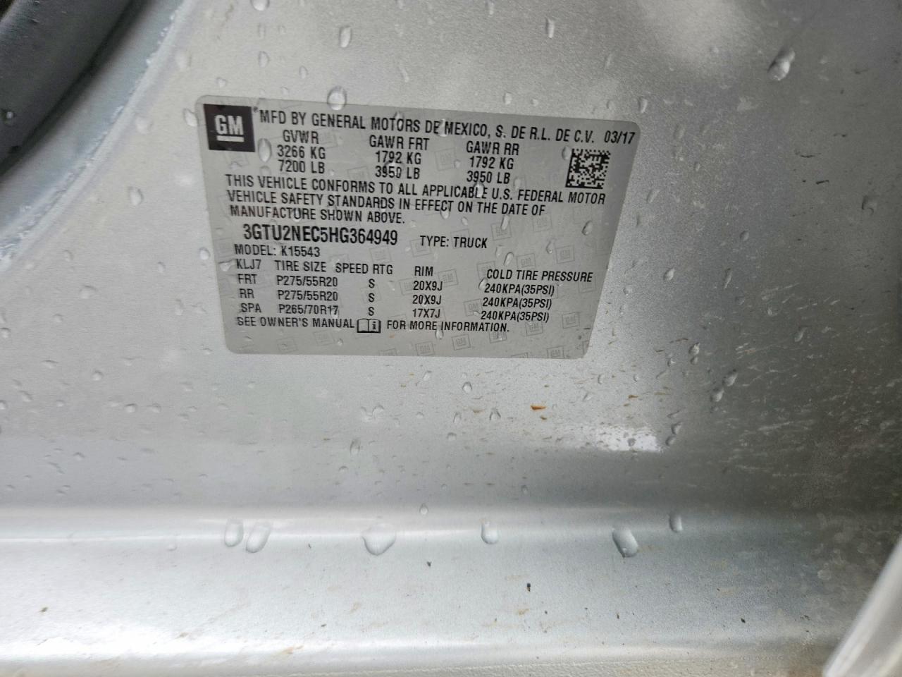 2017 GMC SIERRA K1500 SLT photo 12