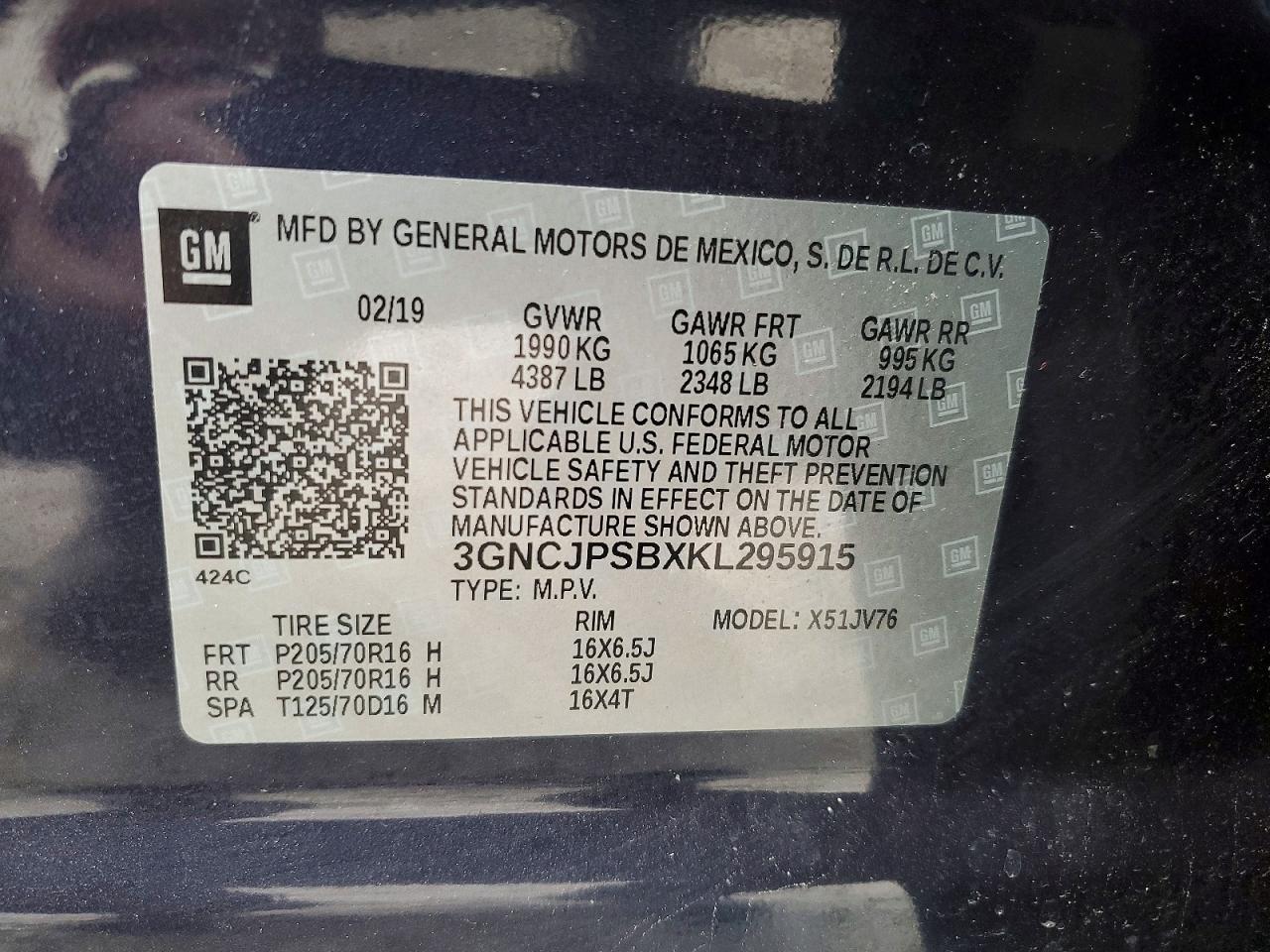2019 CHEVROLET TRAX 1LT photo 37