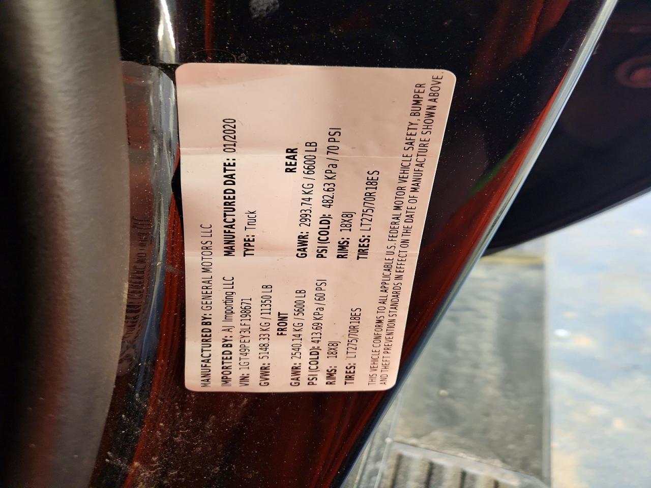 2020 GMC SIERRA K2500 AT4 photo 34