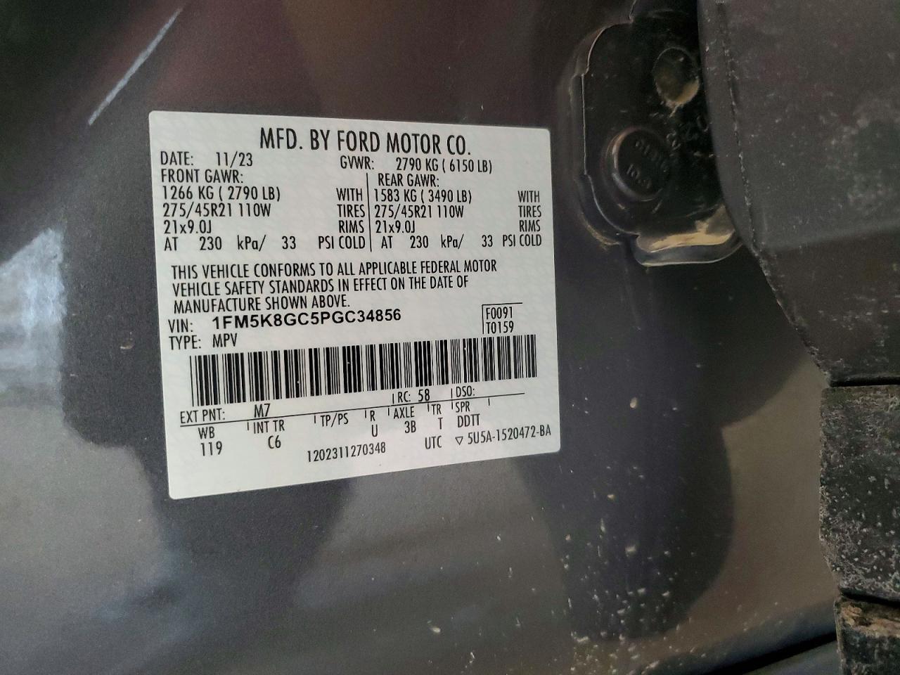 2023 FORD EXPLORER ST photo 37