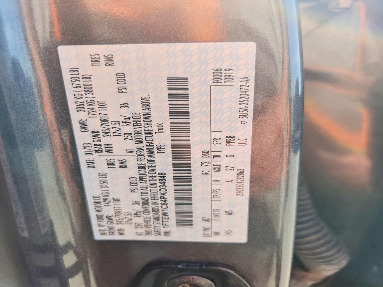 2023 FORD F150 SUPERCREW photo 25