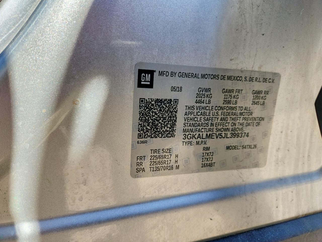 2018 GMC TERRAIN SLE photo 25