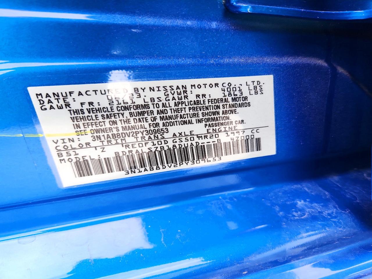 2023 NISSAN SENTRA SR photo 25