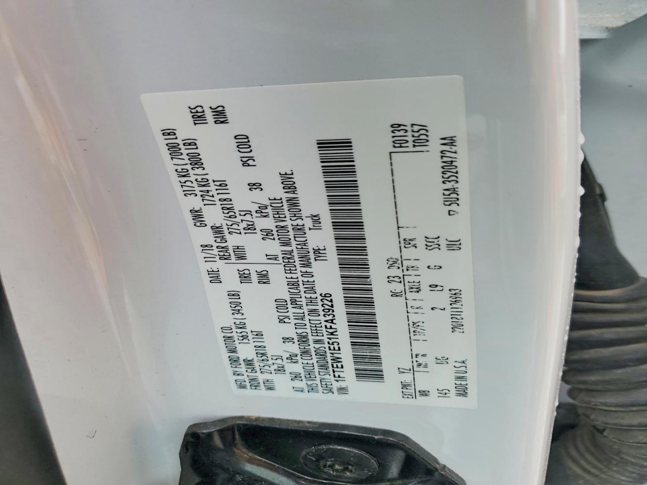 2019 FORD F150 SUPERCREW photo 34