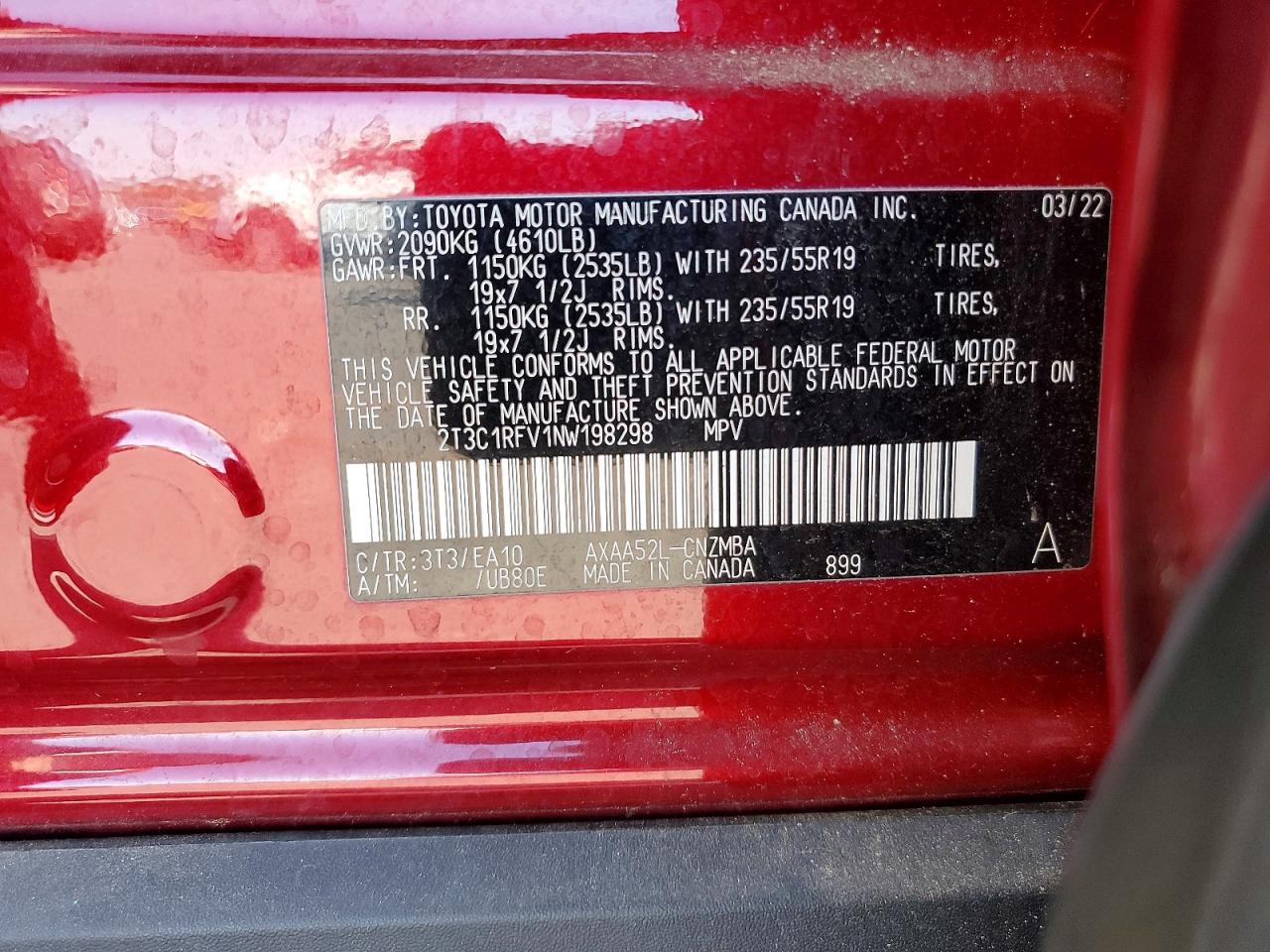2022 TOYOTA RAV4 XLE PREMIUM photo 25