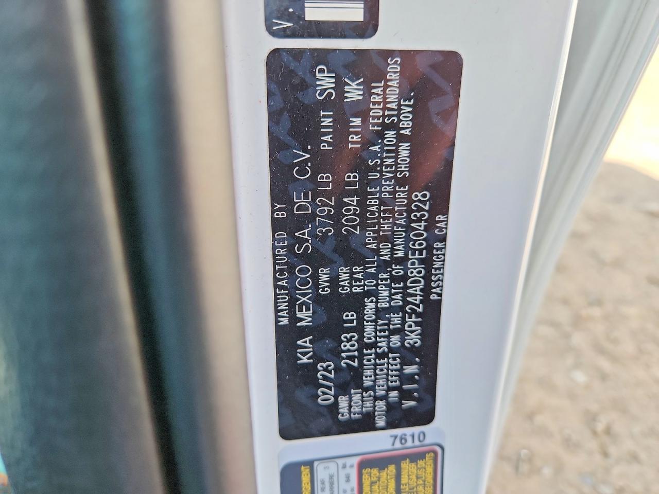 2023 KIA FORTE LXS photo 34