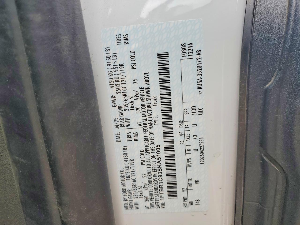 2025 FORD TRANSIT 250 DELIVERY VAN photo 25