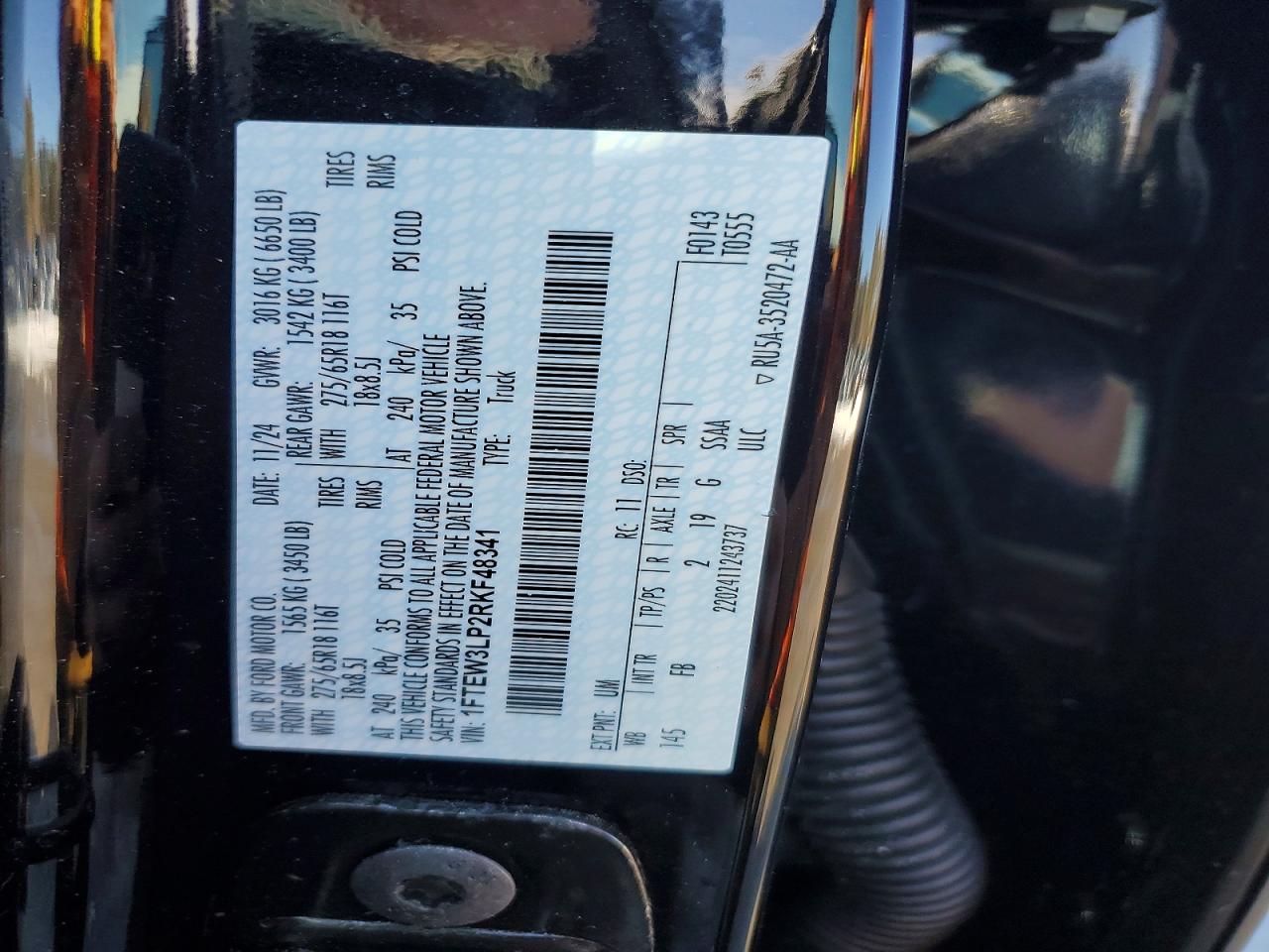 2024 FORD F150 XLT photo 12