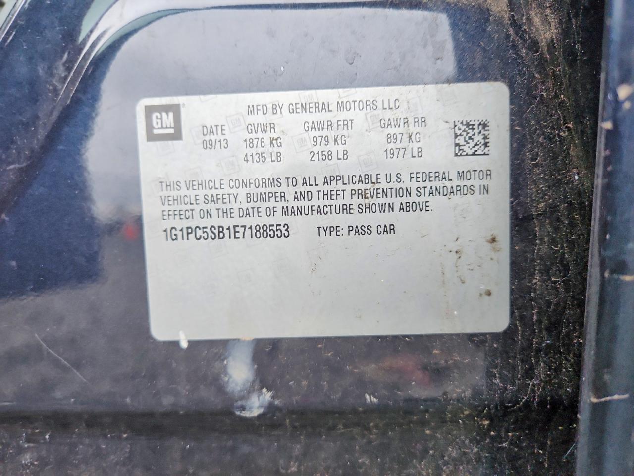 2014 CHEV CRUZE LT photo 25