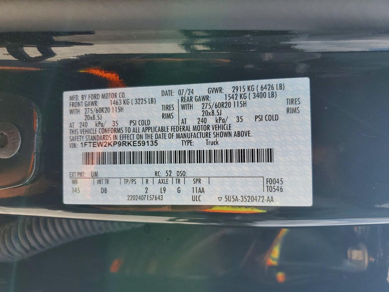 2024 FORD F150 STX photo 25