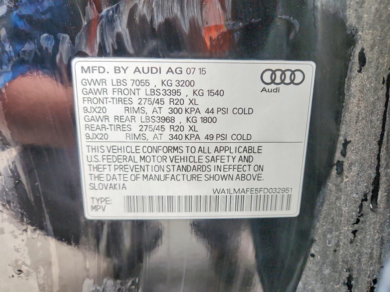 2015 AUDI Q7 TDI PREMIUM PLUS photo 25