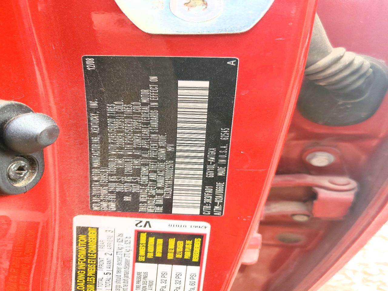 2009 TOYOTA VENZA FWD V6 photo 27