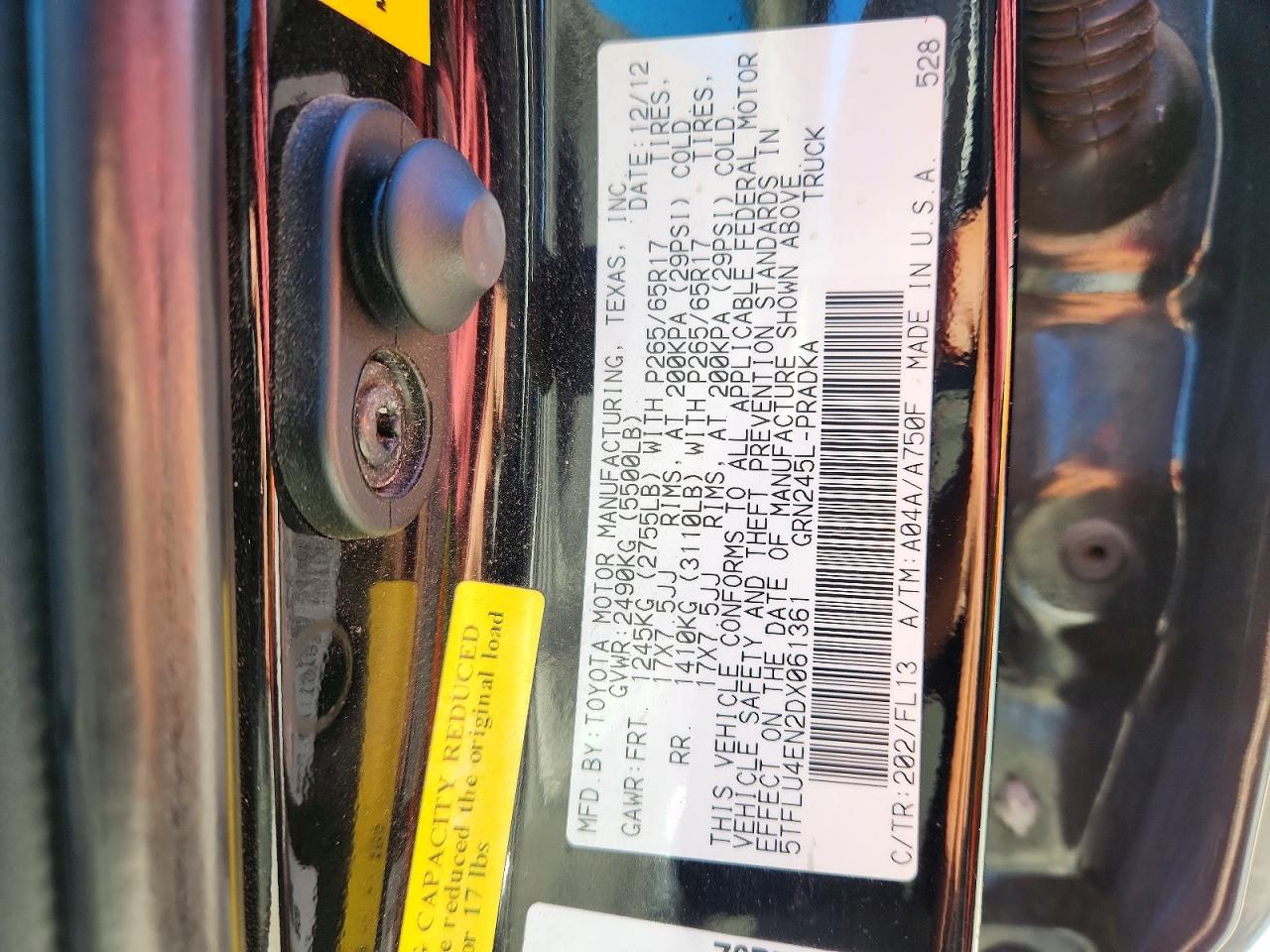 2013 TOYOTA TACOMA V6 photo 37