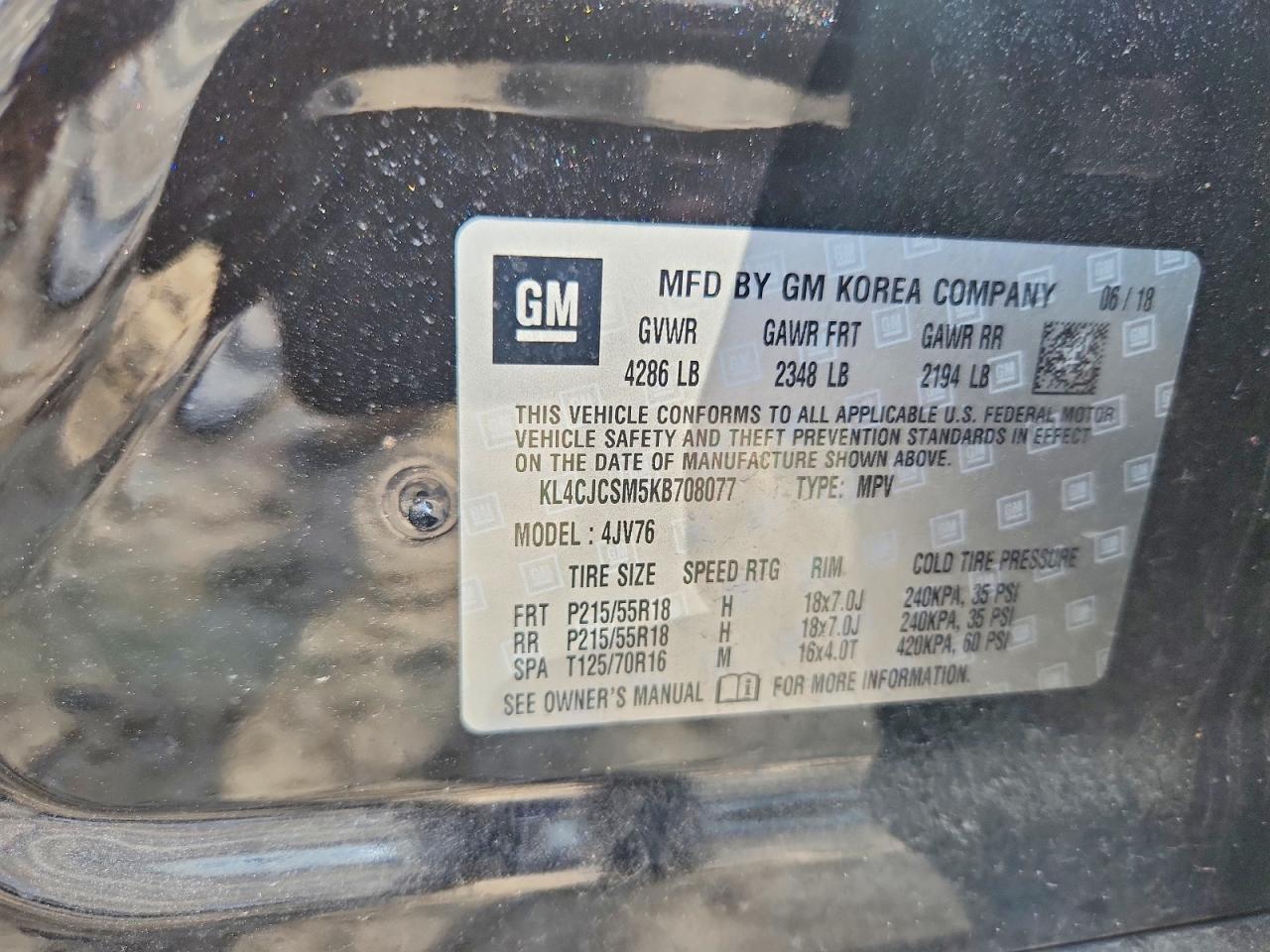 2019 BUICK ENCORE ESSENCE photo 14