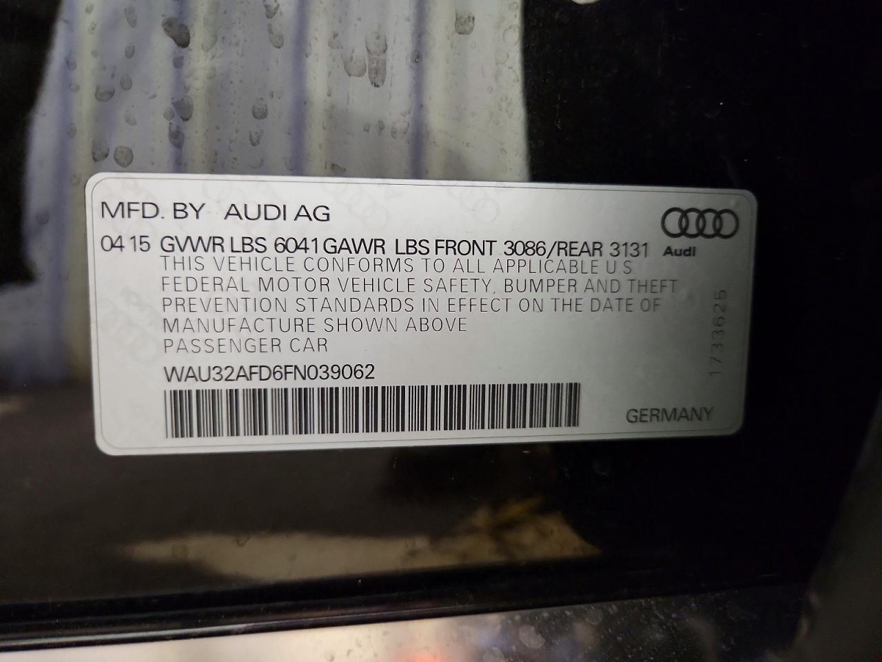 2015 AUDI A8 L QUATTRO photo 12