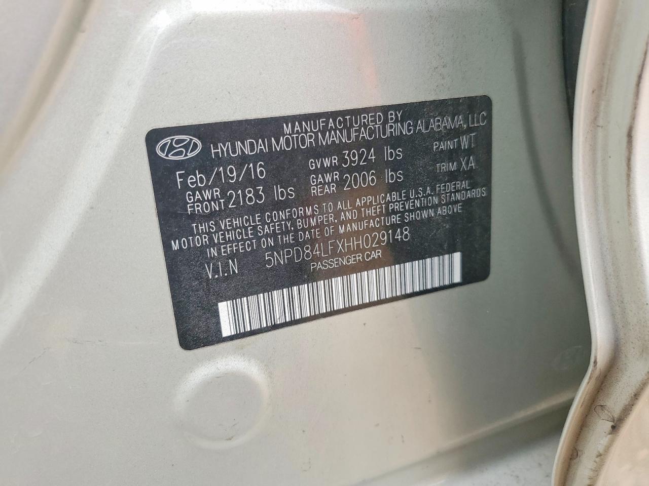 2017 HYUNDAI ELANTRA SE photo 23