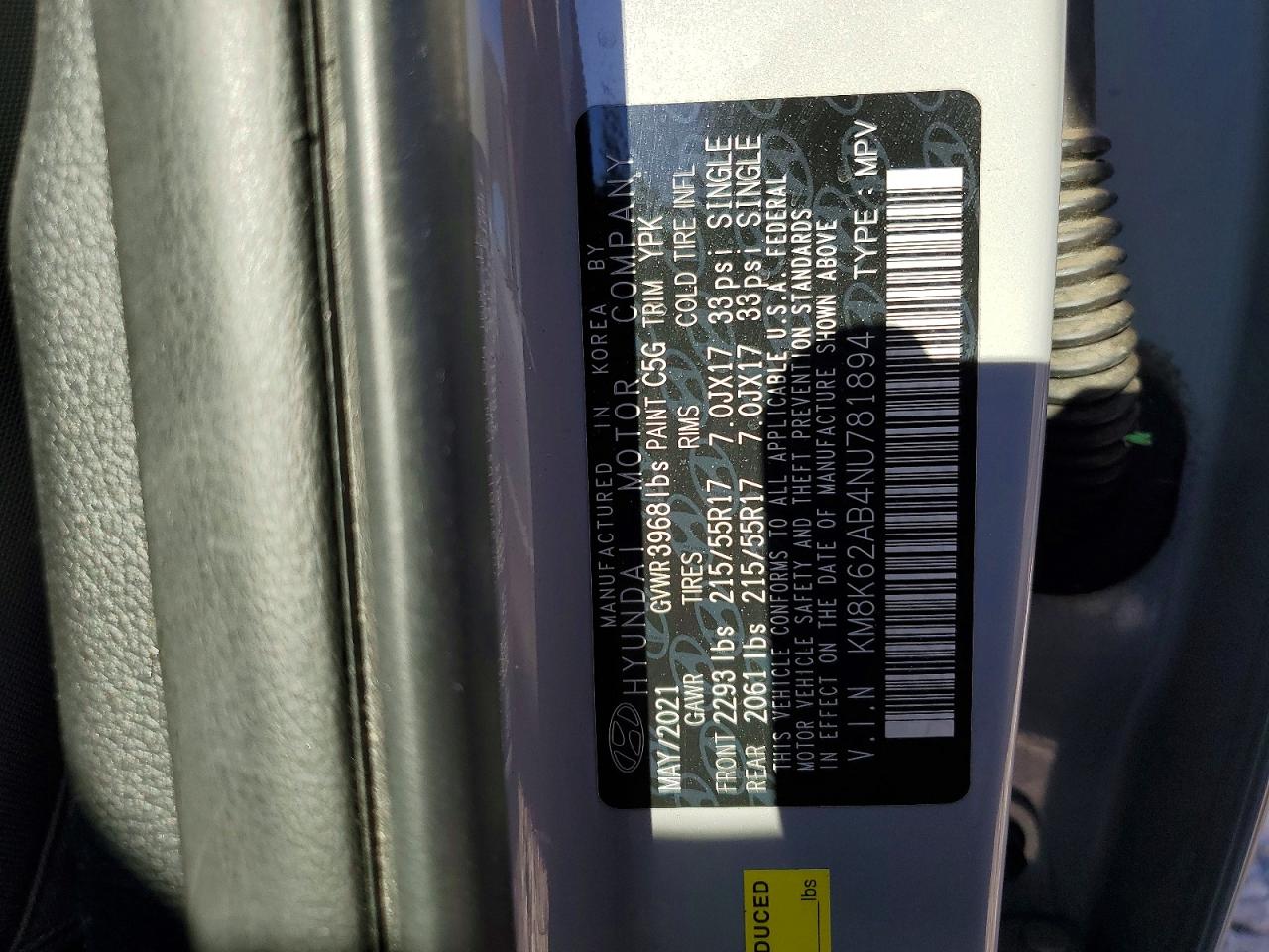 2022 HYUNDAI KONA SEL photo 27
