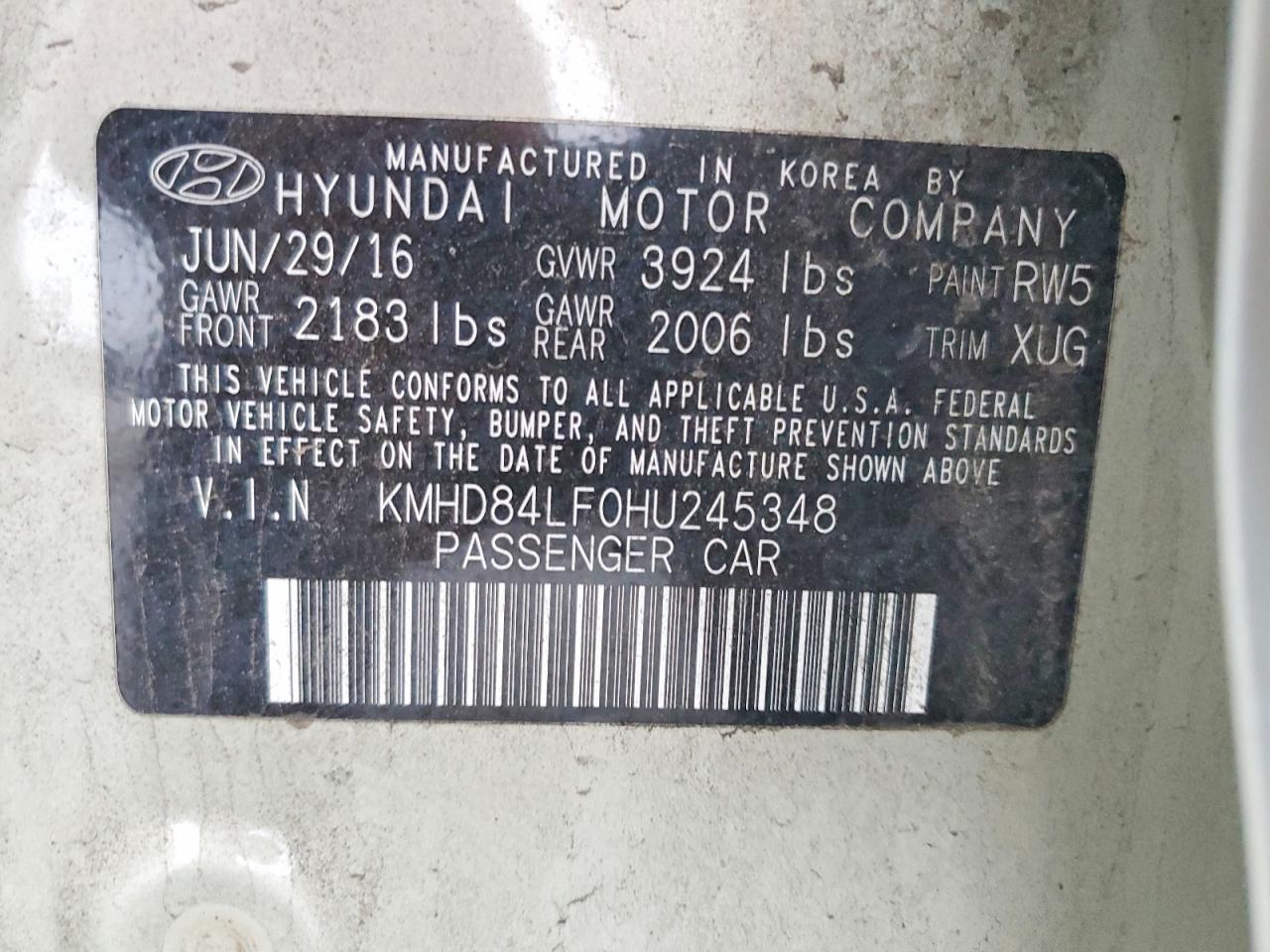 2017 HYUNDAI ELANTRA SE photo 12