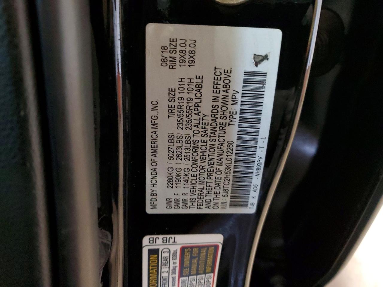 2019 ACURA RDX TECHNOLOGY photo 13