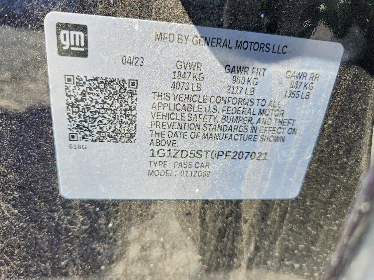 2023 CHEVROLET MALIBU LT photo 34