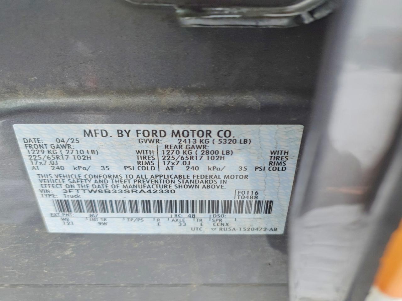 2025 FORD MAVERICK XL photo 23