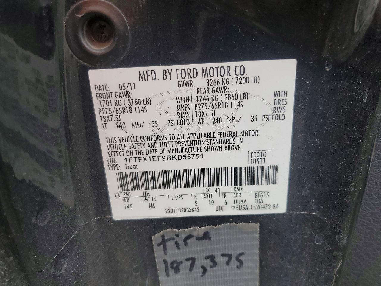 2011 FORD F150 SUPER CAB photo 23