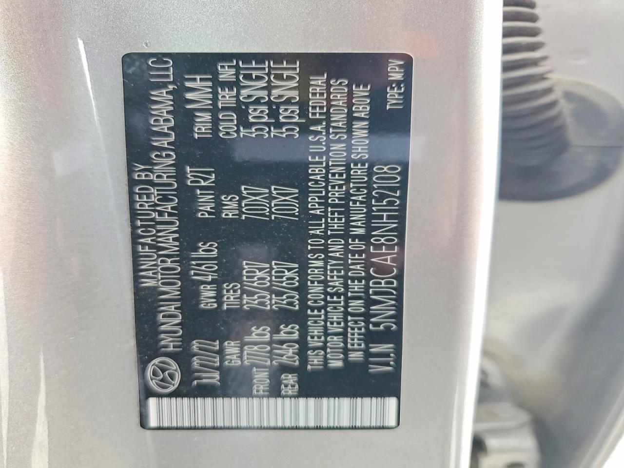 2022 HYUNDAI TUCSON SEL photo 25