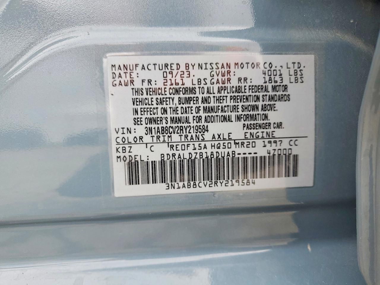 2024 NISSAN SENTRA SV photo 37