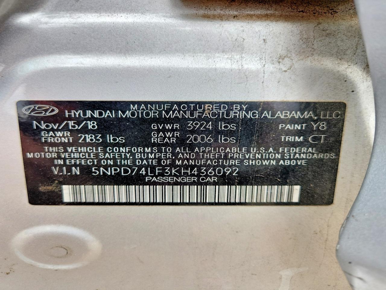 2019 HYUNDAI ELANTRA SE photo 23