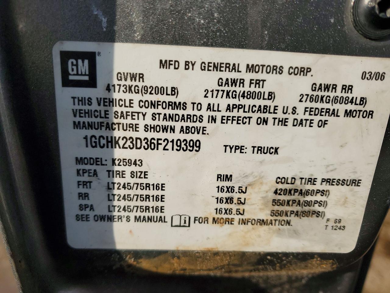 2006 CHEVROLET SILVERADO K2500 HEAVY DUTY photo 23