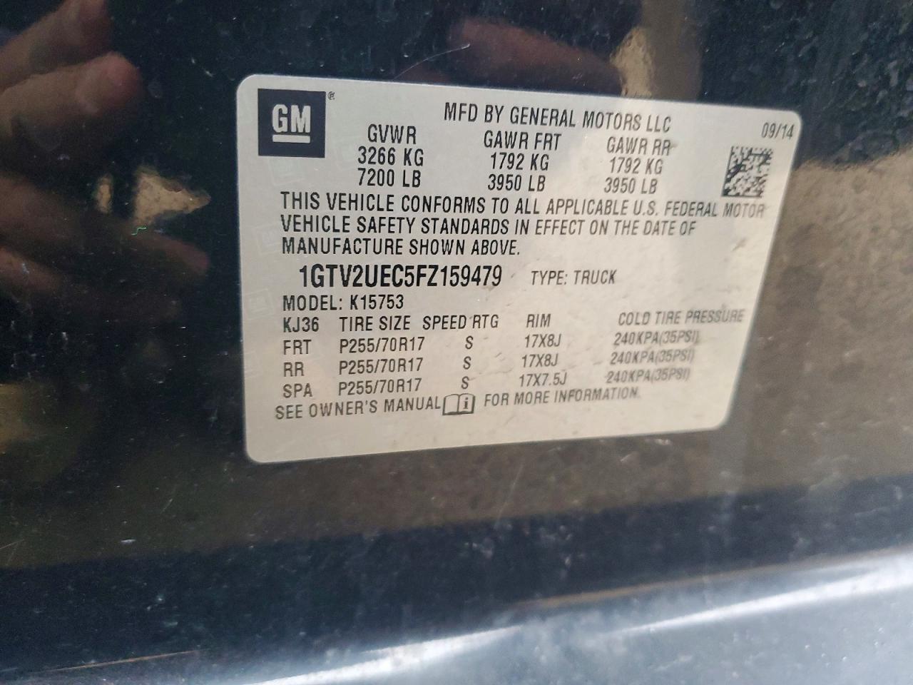 2015 GMC SIERRA K1500 SLE photo 34