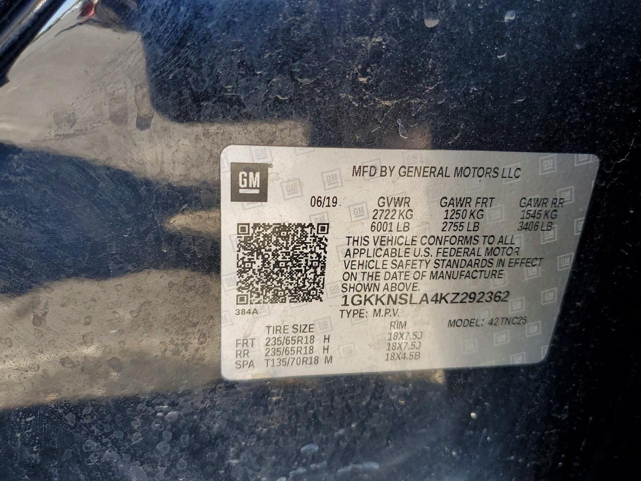 2019 GMC ACADIA SLE photo 13