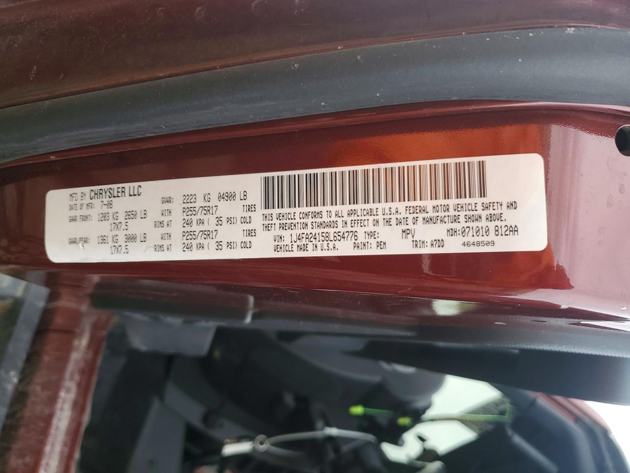 2008 JEEP WRANGLER X photo 25