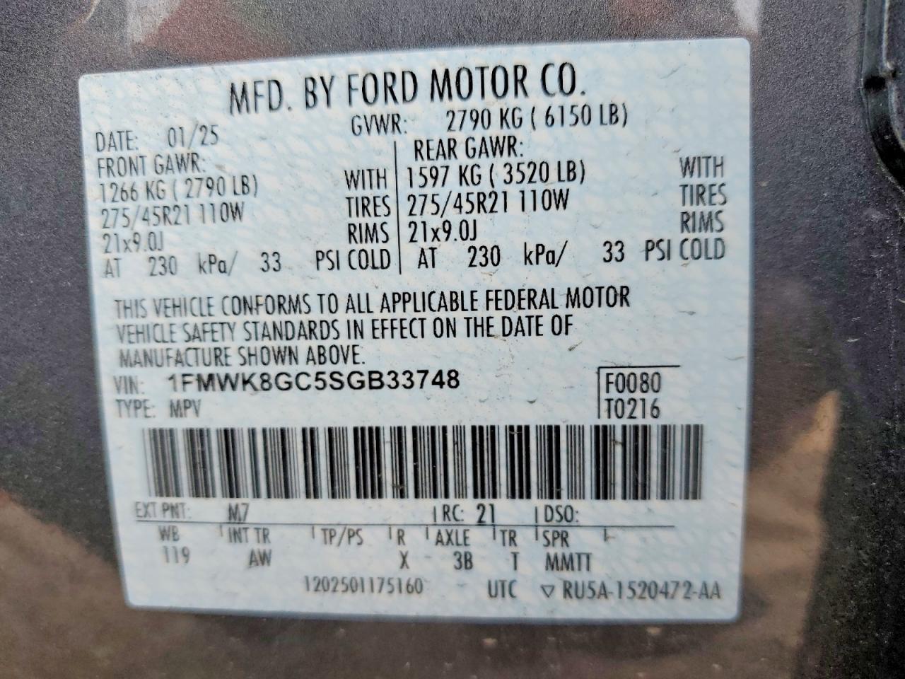 2025 FORD EXPLORER ST photo 37