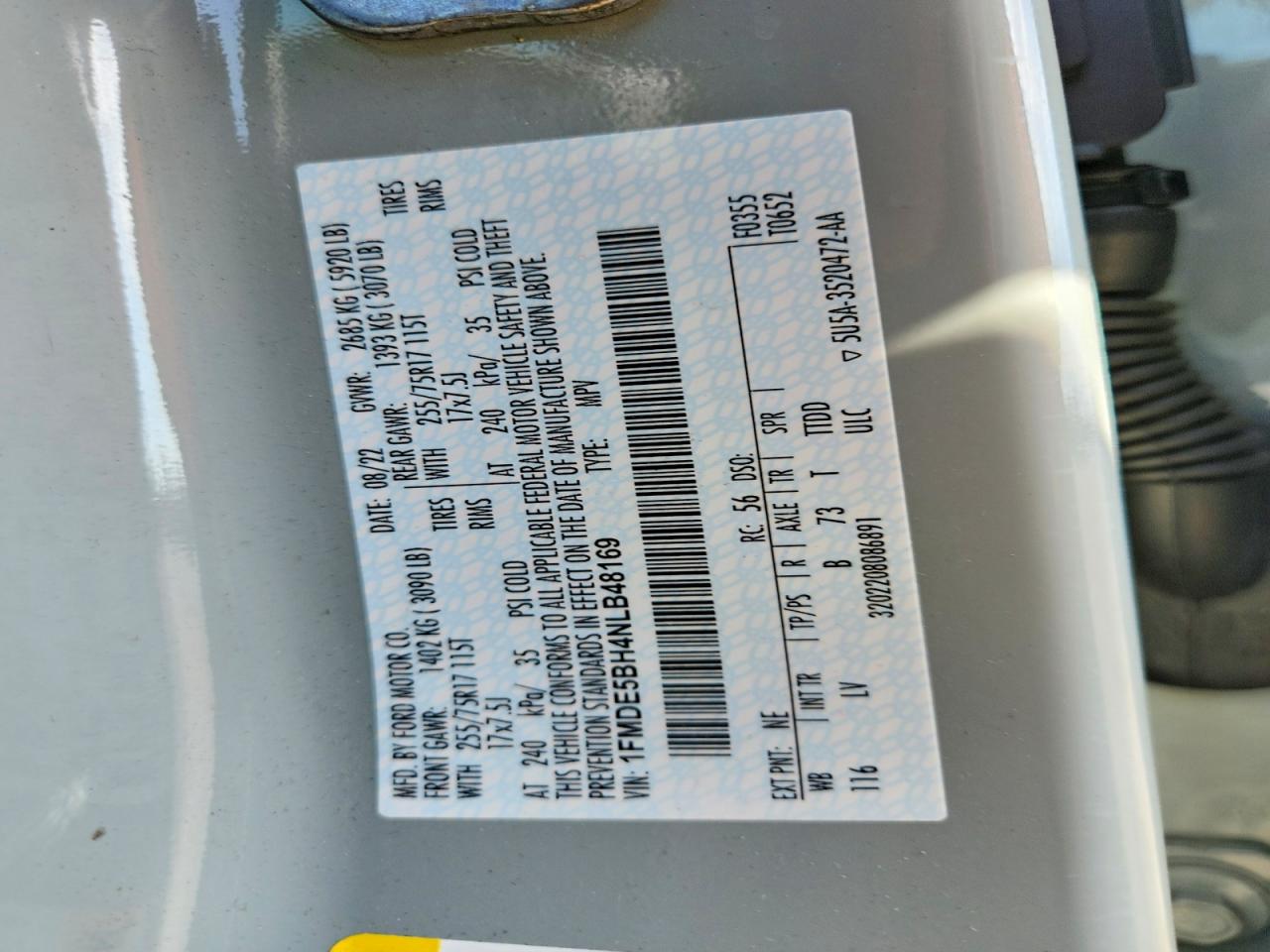 2022 FORD BRONCO BASE photo 25