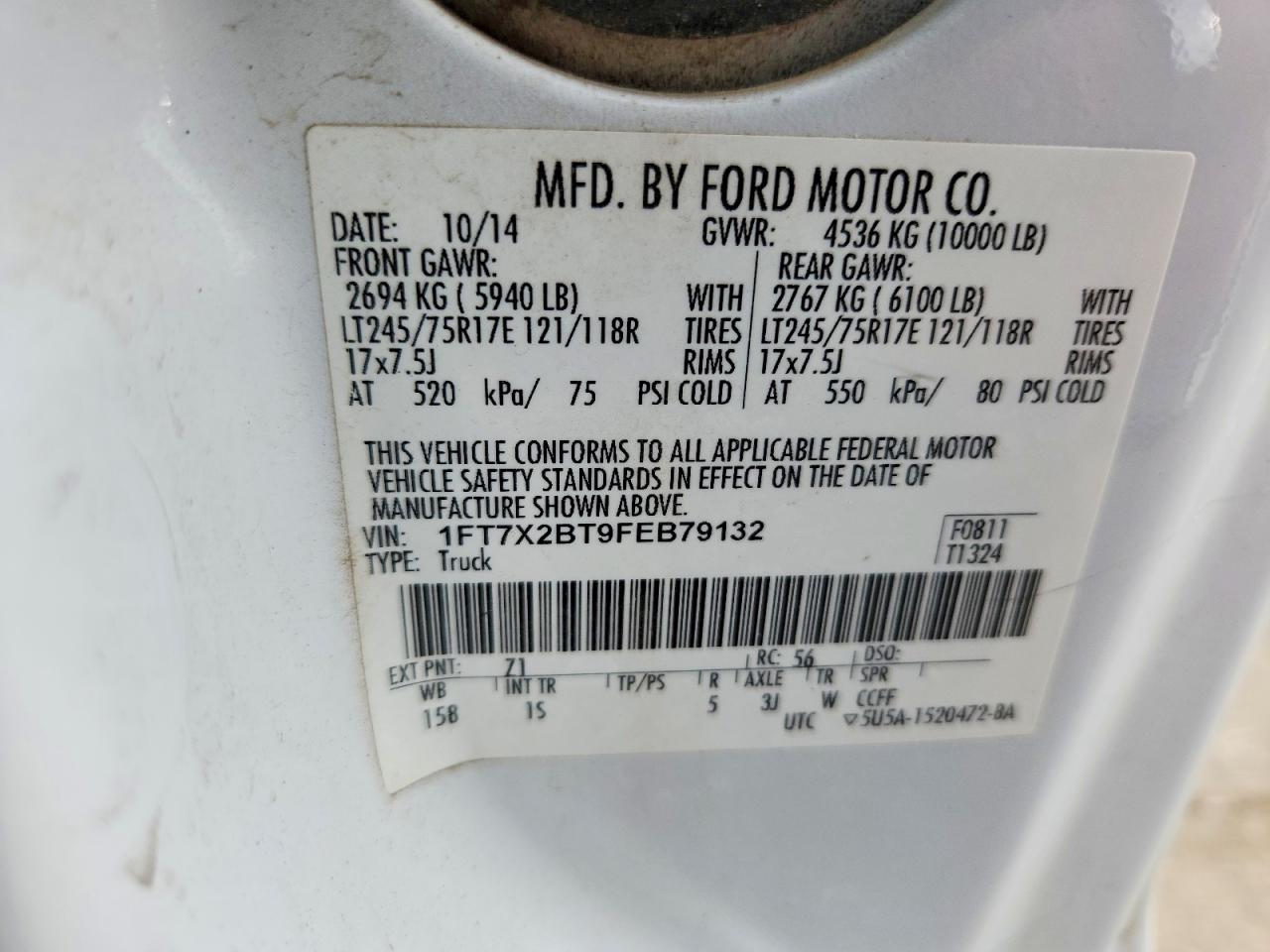 2015 FORD F250 SUPER DUTY photo 37