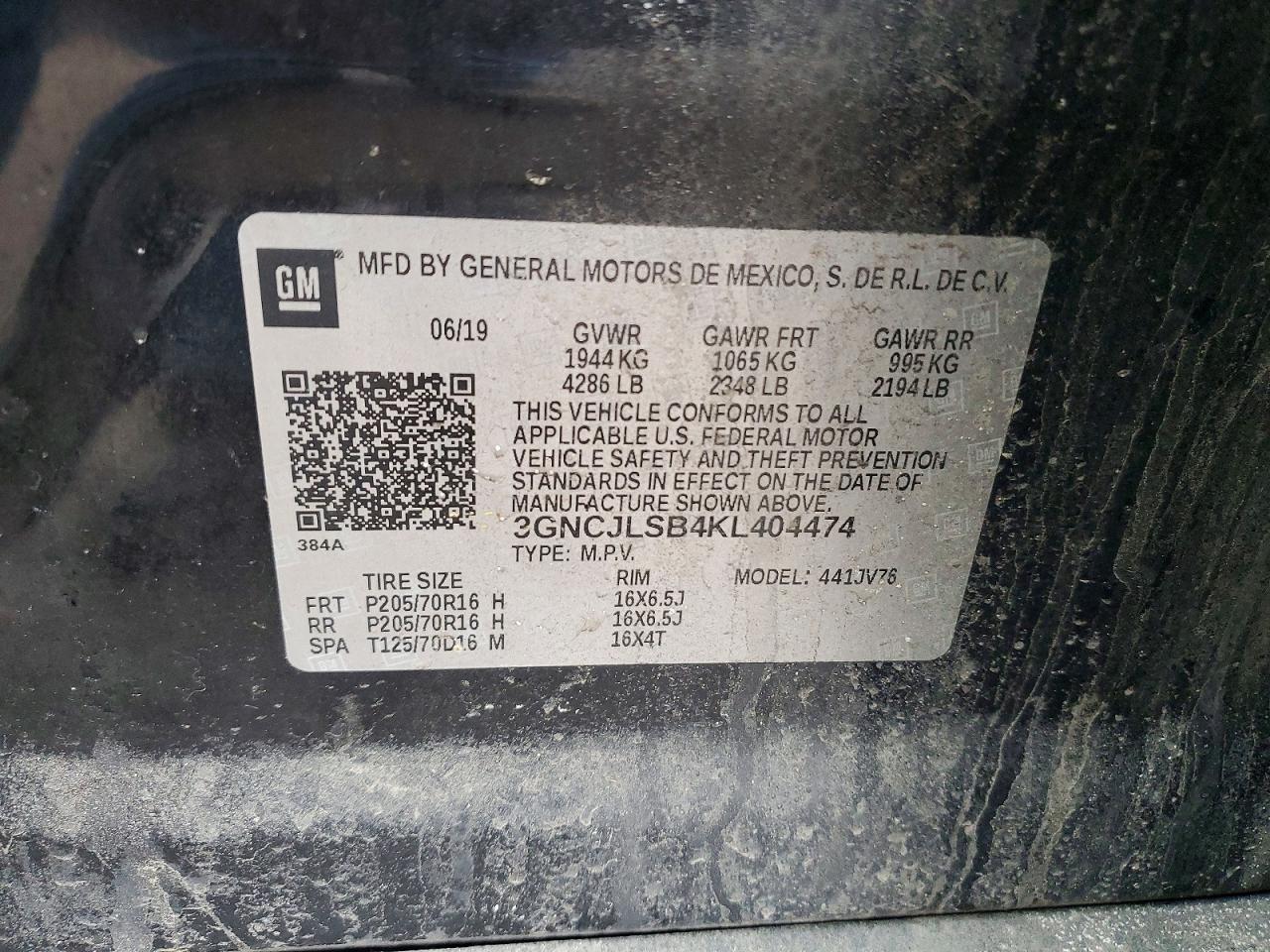 2019 CHEVROLET TRAX 1LT photo 25