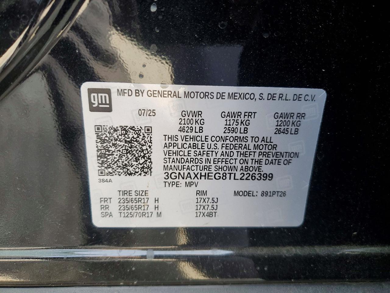 2026 CHEVROLET EQUINOX LT photo 12