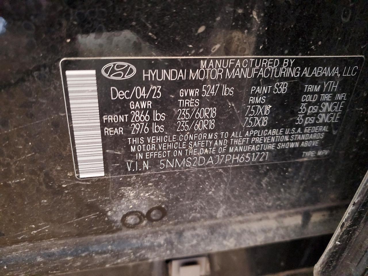 2023 HYUNDAI SANTA FE SEL photo 27