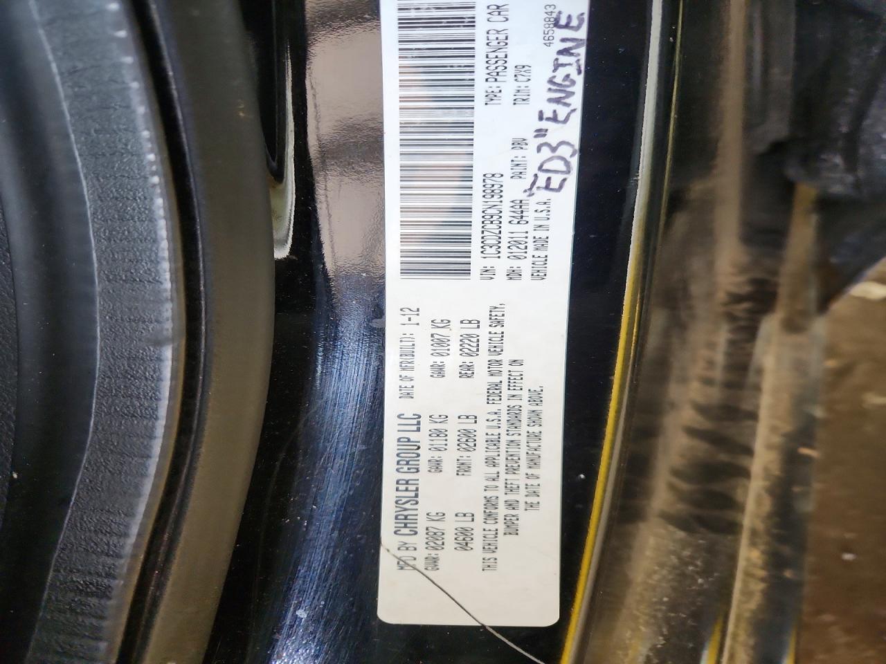 2012 DODGE AVENGER SXT photo 12