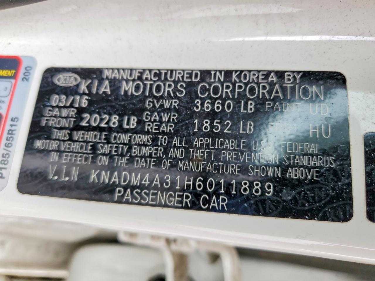 2017 KIA RIO LX photo 23