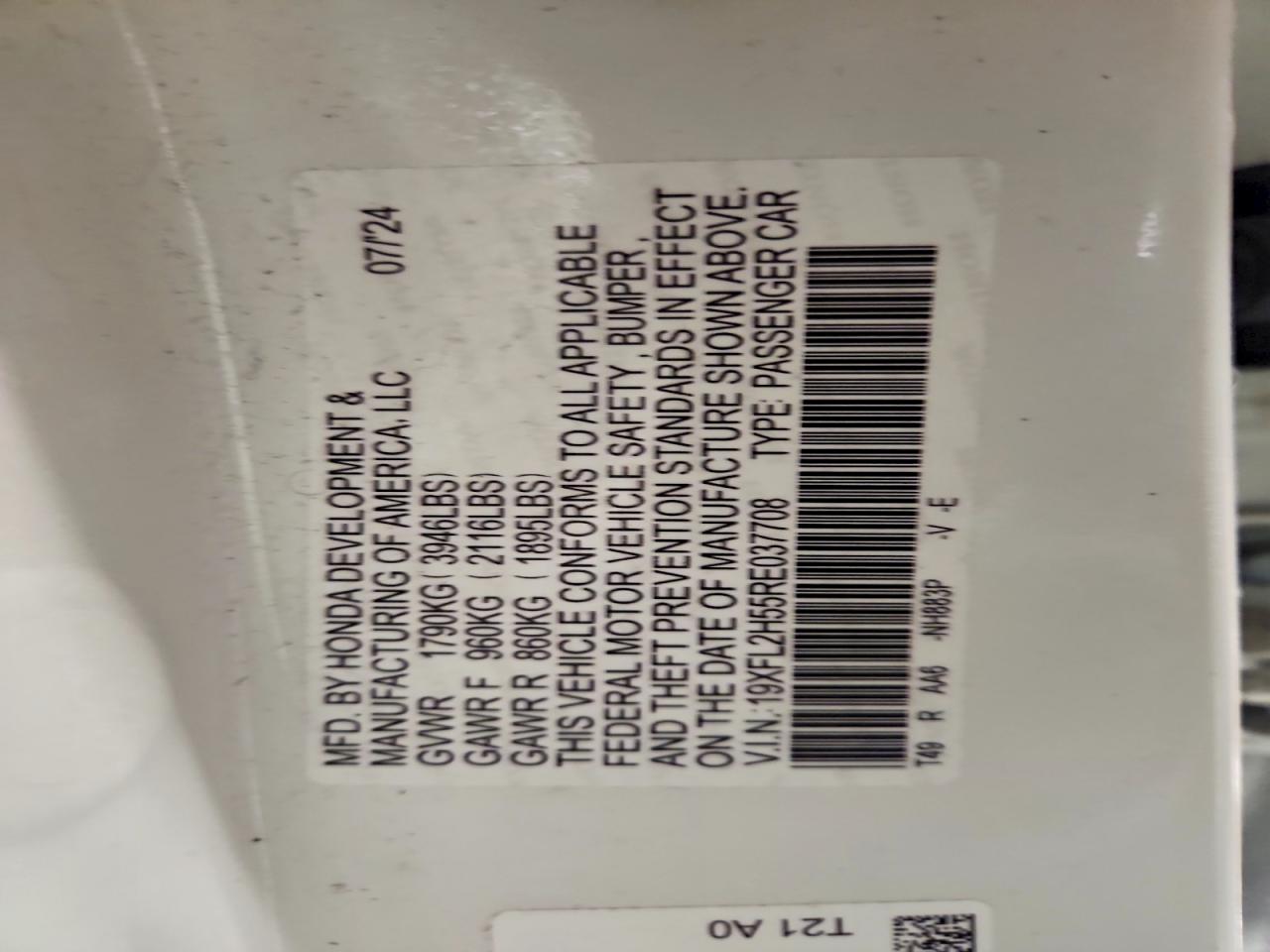 2024 HONDA CIVIC LX photo 34