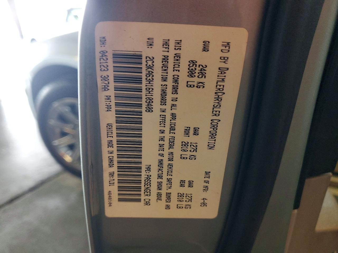 2006 CHRYSLER 300C photo 12