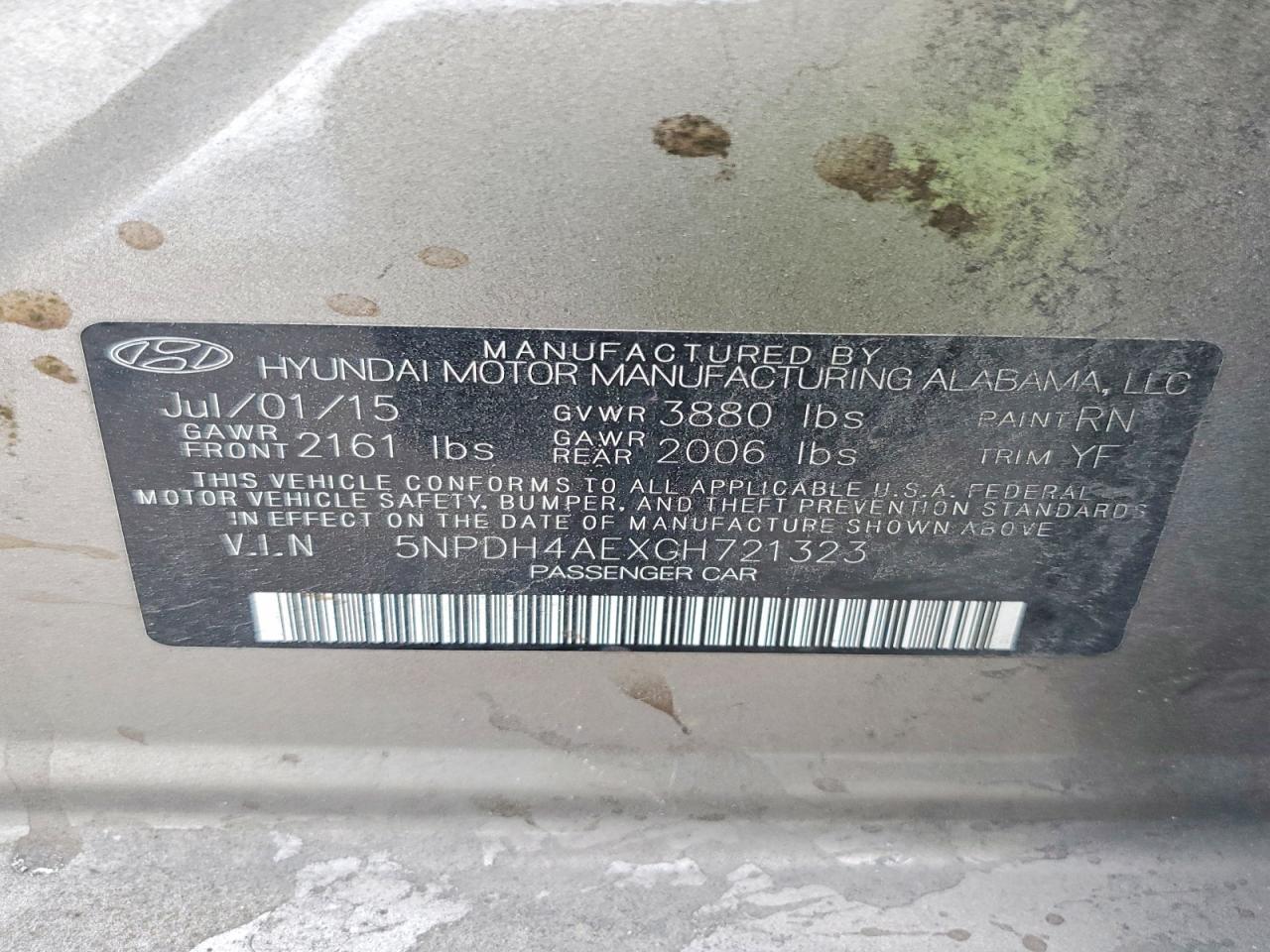 2016 HYUNDAI ELANTRA SE photo 23