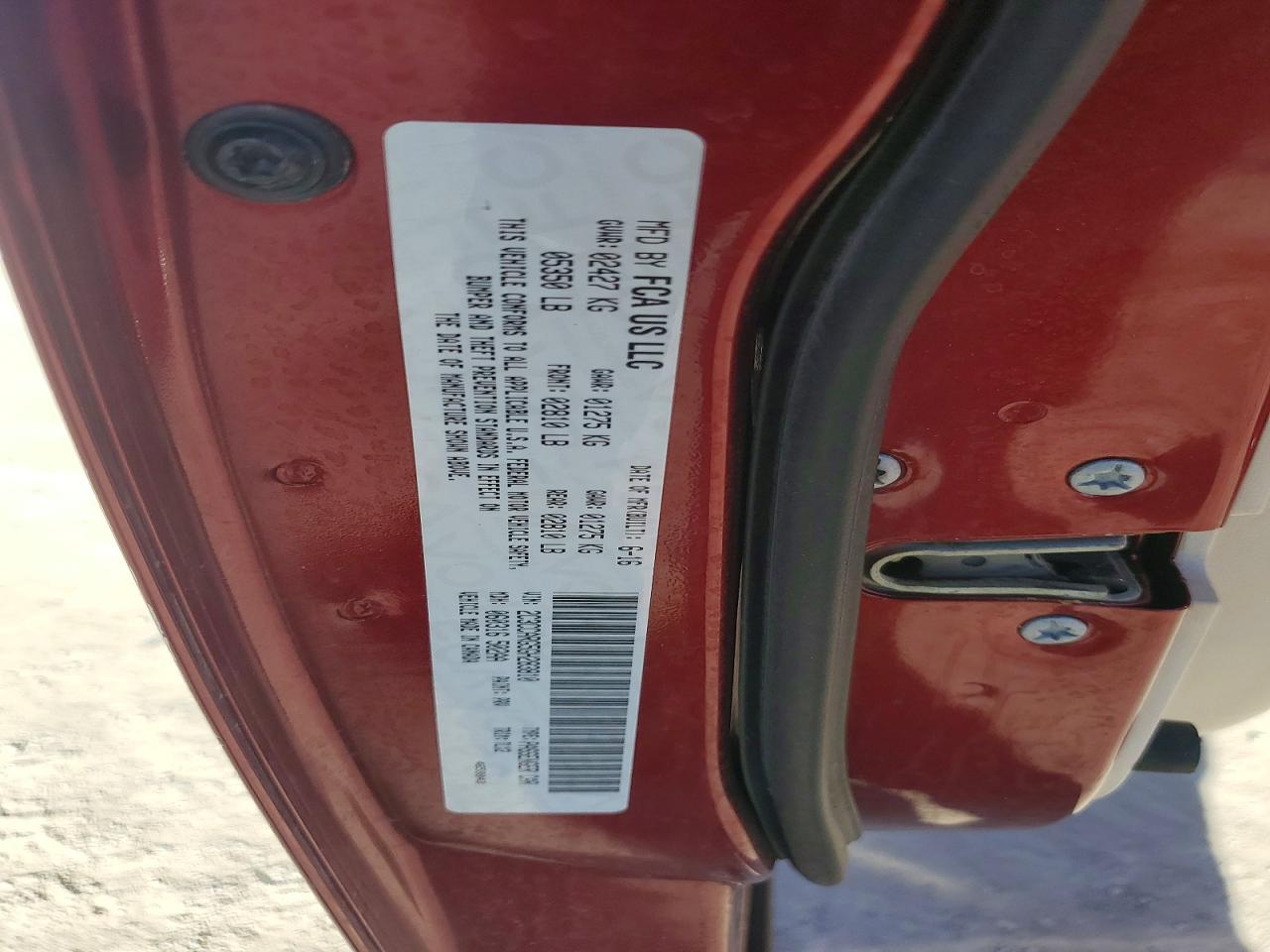 2016 CHRYSLER 300 LIMITED photo 12